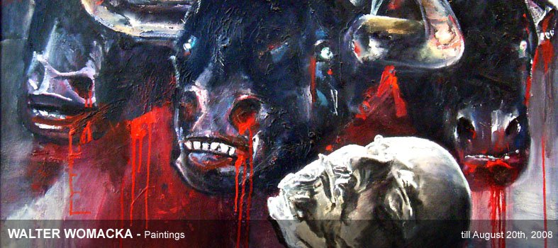 Art Center Berlin / WALTER WOMACKA - Paintings